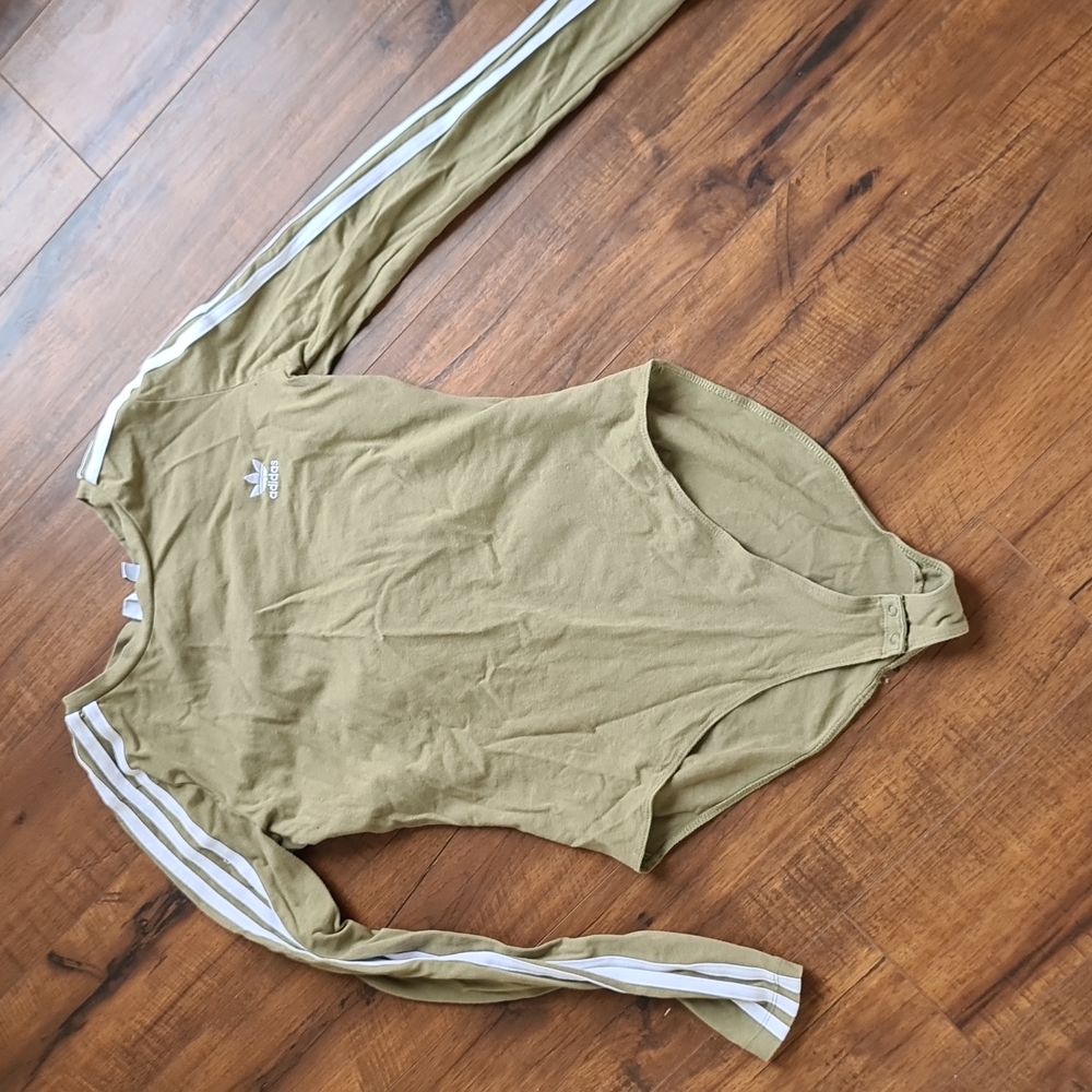 Adidas bodysuit green